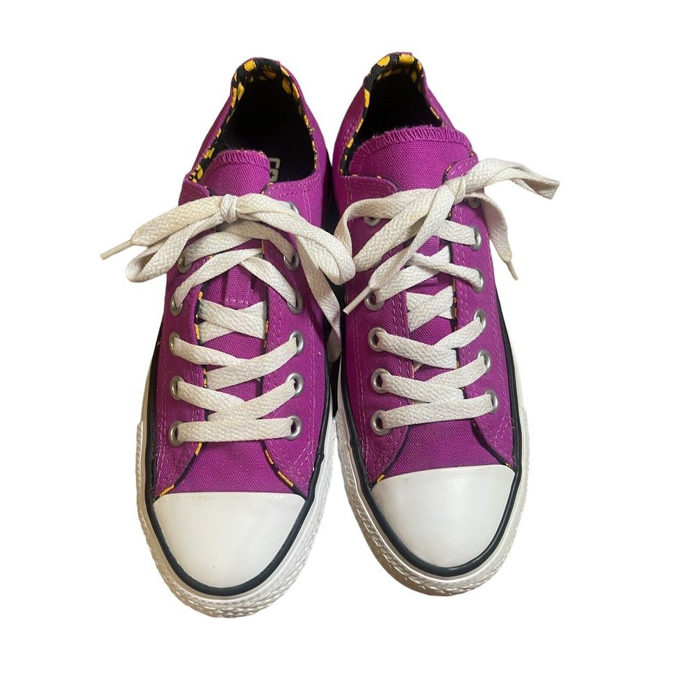 Converse All Star Double Tongue Womens Purple Sneakers Size Womens 7 #540278F